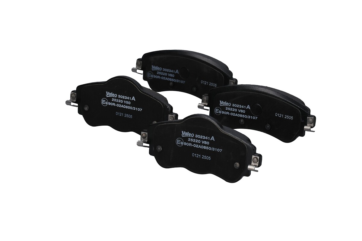 Jeu de 4 plaquettes de frein VALEO ref. 302341A